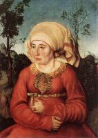 Lucas il Vecchio Cranach - Portrait of Frau Reuss